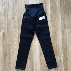 NWT AG Adriano Goldschmied Prima Ankle Cigarette Ankle Maternity Jeans 28